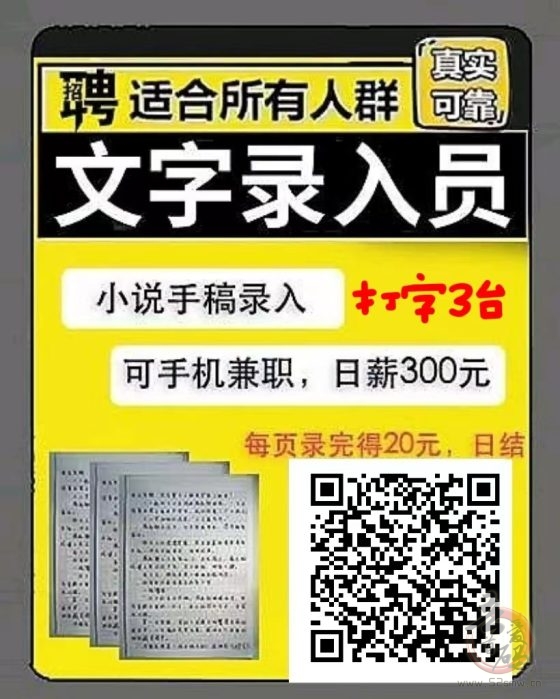 打字任务平台诚聘打码员_线上完成，支付宝提米